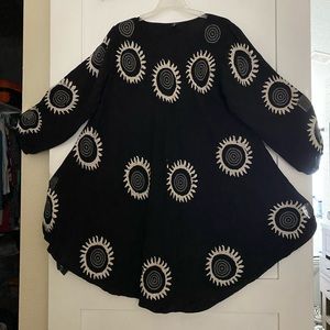 Artsy lagenlook tunic or dress xl-xxl